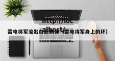 雷电将军流出白色物体（雷电将军身上的环）